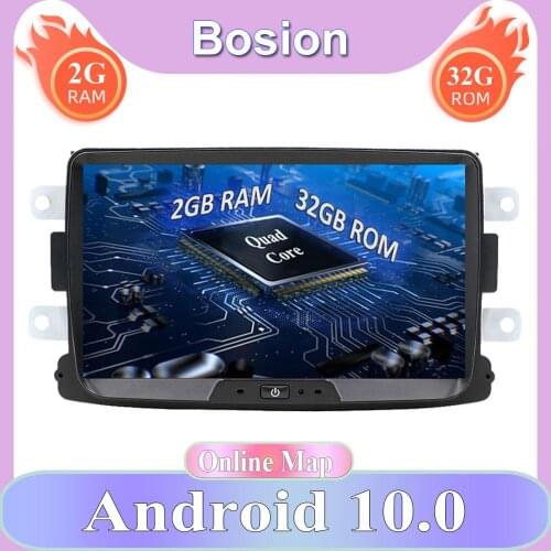 Android 10.0 Autoradio 1 din For Duster/Dacia/Sandero/Logan/Captur/Lada/Xray car multimedia video audio stereo player GPS Navi