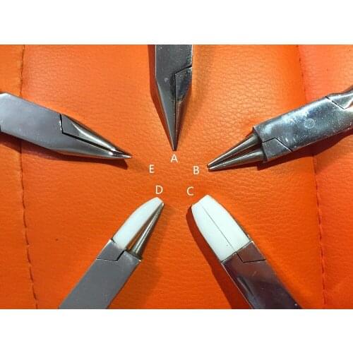 Free shipping stainless steel jewelry /glasses/watch pliers jewelers tools,gold cutting plier, Mini Jewelry 5 Pliers