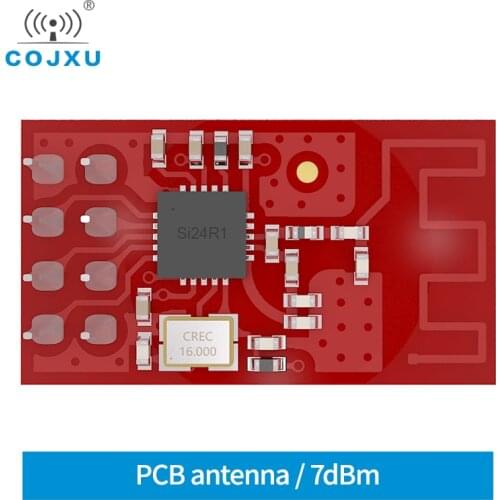 E01C-ML01D Si24R1 2.4GHz 2Mbps 7dBm 300m 16MHz crystal oscillator PCB antenna 2.4G DIP SPI RF Module