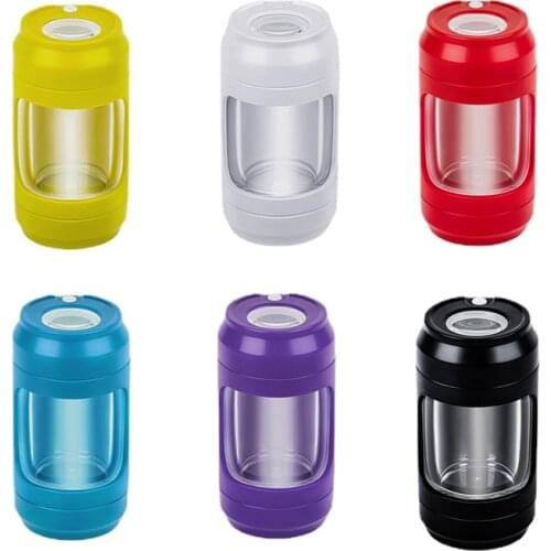 Electric Tobacco Grinder Storage Jar Grinding Weed Accessories Multifunction New LED Sealed and Moisture-Proof Jar Herb Crusher