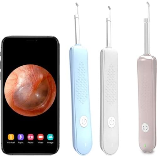 Earwax Removal Tool with Camera Earwax Cleaner Tools with1080P H D Wireless Ear Otoscope Earwax Cleaner Pick Kit