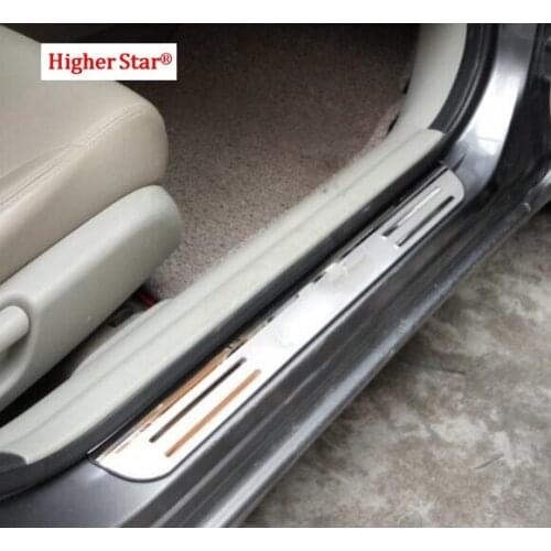 Higher star stainless steel 4pcs car door sills scuff footplate, decoration protection plate For HONDA CIVIC 2006-2011