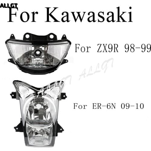 Motorcycle Front Headlamp Headlight Assembly For Kawasaki ZX-9R 1998 1999 ER-6N