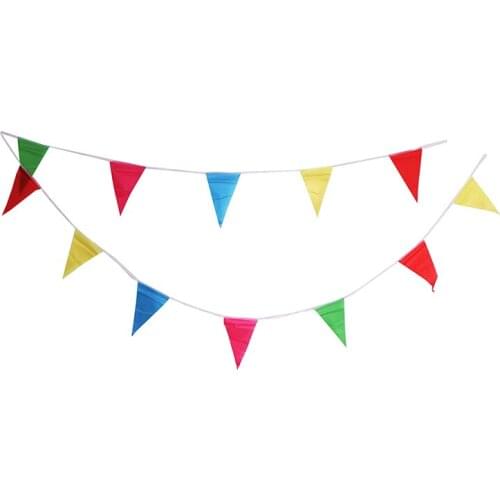 Holiday Decor 8 M Colorful Flag Pennant String Banner Festival Party