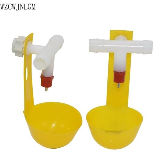 Poultry Products Chicken Tee Drinking Ball Drinking Chicken Drinking System Nipple Drink Cup Animal Supplies10pcs