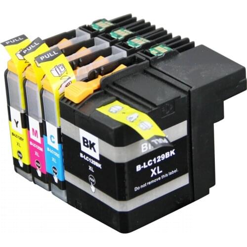 45x Compatible Ink Cartridge for Brother LC129 LC125 C/M/Y suit For Brother inkjet Printer MFC-J6520DW MFC-J6720DW