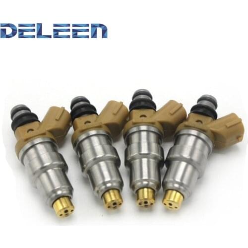 Deleen SET OF 4 DENSO FUEL INJECTOR 1992-1995 T OYOTA PASEO 1.5L L4 23250-11100 Car Accessories