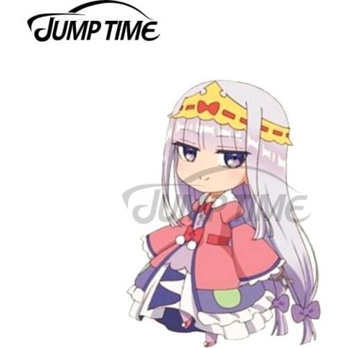 Jump Time 13 x 7.8cm For Aurora Suya Rhys Kaymin Maoujou De Oyasumi Decoration Car Stickers Windows Decal Waterproof For VAN RV