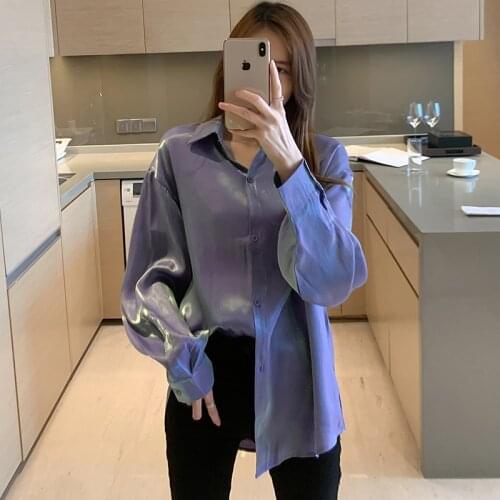 YONG YAO HONG Womens Long Sleeve Shirts
