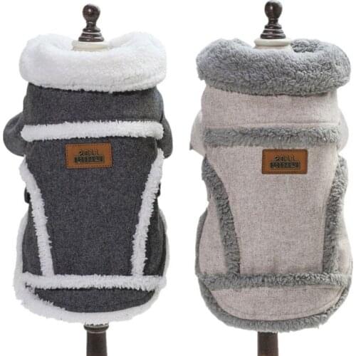 Winter Pet Dog Clothes For Dogs Thicken Warm Puppy Dog Coat Jacket Soft Cotton Chihuahua French Bulldog Clothing Outfits