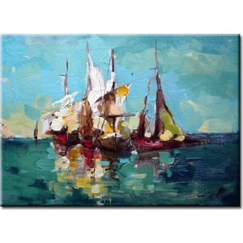 100% hand-painted canvas oil painting high quality Household adornment art landscape pictures DM-15081602