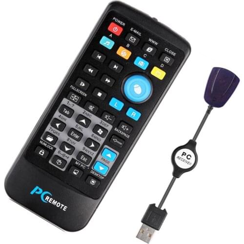 Wireless Keyboard Mouse IR Remote Controller USB Receiver for Laptop PC Computer Tablet