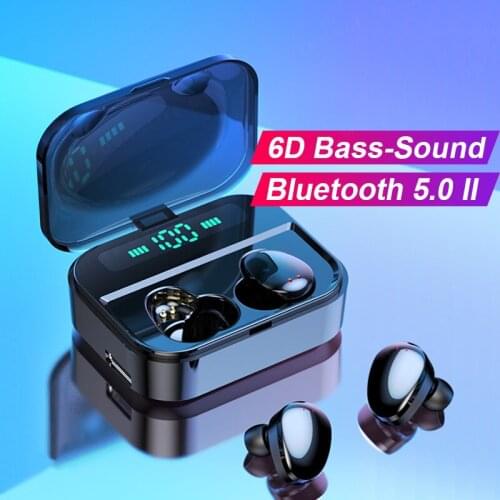 TWS Earbuds Touch Control Bluetooth 5.0 Earphones Wireless Earbuds 8D Bass Bluetooth Earphone Dragon Llama Wireless Earbud