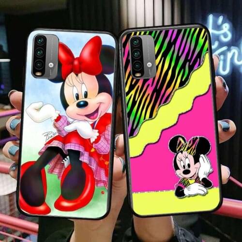 Minnie Mouse Meet Phone Case For XiaoMi Redmi 11 lite 9C 8A 7A Pro 10T 5G Cover Mi 10 Ultra Poco M3 X3 NFC 8 SE cover