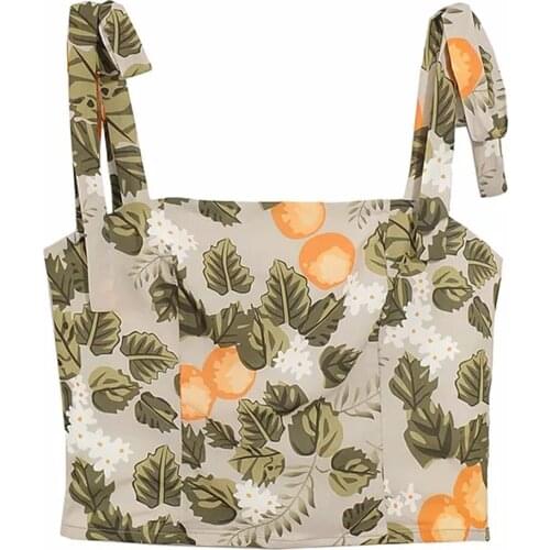 Elegant Strap Polyester Sleeveless Crop Length Tank Tops DLDD083