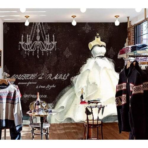 Beibehang Custom wallpaper 3d mural retro hand-painted oil painting wedding European modern minimalist TV background wall paper