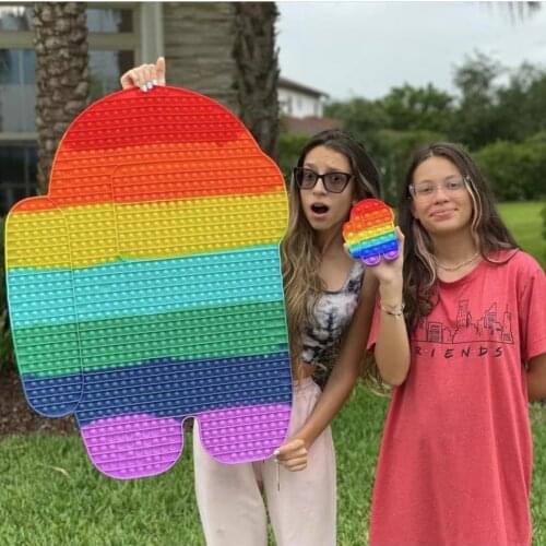 Fidget Toys Bubble Pop its Anti Stress Fidget Popper Anti Stress Child Toy Polka Dot Antistress Poppit Fidget Dimple Figet Toy