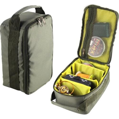 Oxford 4-Layer Large Capacity Outdoor Fishing Tackle Bag Cloth Multiple Use Line Reel Lures Hook Fishing Storage Handbag X814