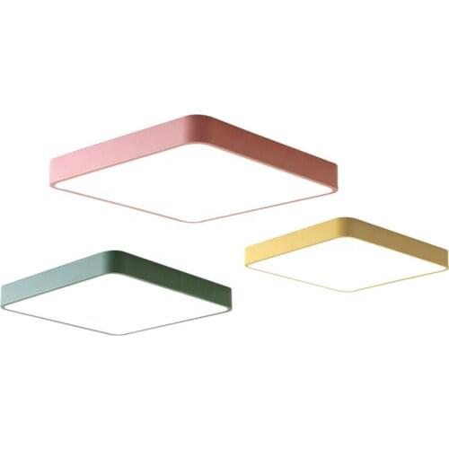 Remote control led light 36W 40*40cm color changing lamp 220 volt led light fixtures dimmable led lamp