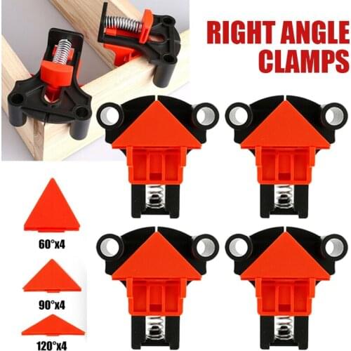 Multifunction 4Inch 90 Degree Right Angle Clamps Cabinet And Furniture Repair Connect Clamp Corner Holder Woodworking Hand Tools