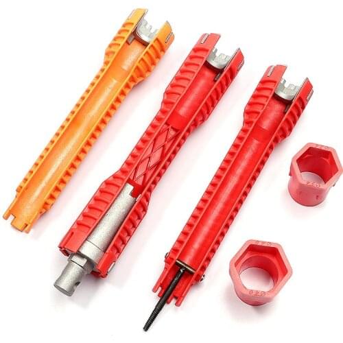 5 /6 /8 IN 1 Faucet And Sink Installer Multifunctional Wrench Tool For Kitchen Bathroom Adjustable Water Pipe Wrench Tools