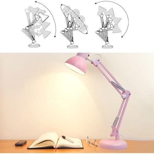 Desk Light Colors Rocker Table Lamp Adjustable Fold Student Eye Protect Brightness Lamps Table Led Table Lamp Usb Rechargeable
