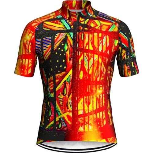Strange Cycling Jersey Bicycle Short Shirt Bike Wear Cycle Clothing Sleeve Jacket Team Crossmax Mountain Ride Cyclist Tight Top