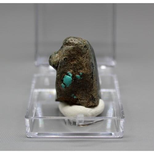 Very rare! 100% Natural polish Turquoise Mineral specimen stones and crystals healing crystals quartz box size 3.4 cm