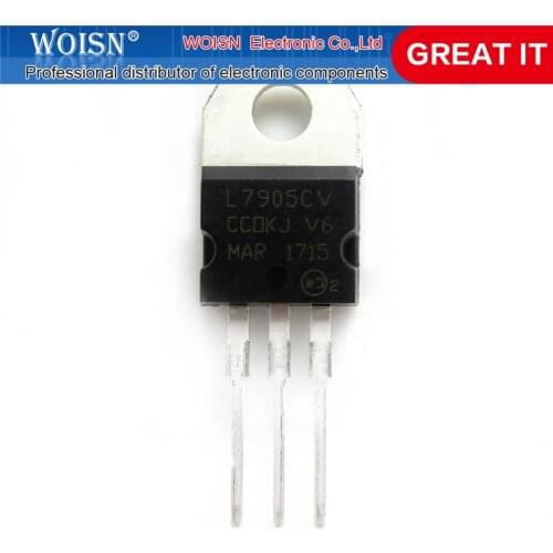 5PCS L7905 L7906 L7908 L7909 L7912 L7915 L7924 LM317T IRF3205 Transistor TO-220 TO220 L7905CV L7906CV L7908CV L7909CV L7915CV