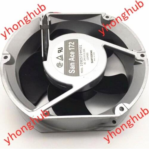 SANYO DENKI 109E5724K5H01 DC 24V 1.3A 172x172x51mm Server Cooling Fan
