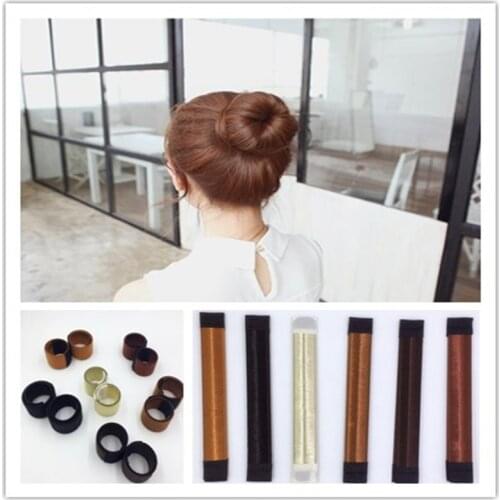 1Pc Women Magic Hair Styling Tools Multi Function Hair Donut Girls Hair Accessories Twister Hair Magic DIY Tool Magic Bun Maker
