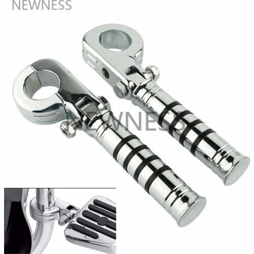 32mm Or 38mm Motor Highway Footrest Mount Foot Pegs Clamp Engine Crash Bar Engine Guard For Harley Chopper Bobber Custom P-Clamp