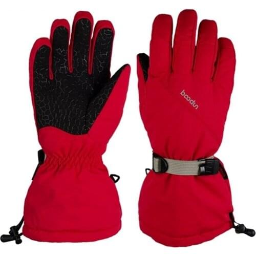 Womens Winter Ski Gloves Mens Warm Soft Glove Cold Full Finger Waterproof Adult Outdoor Mountain Bike Riding Sports Goods Long