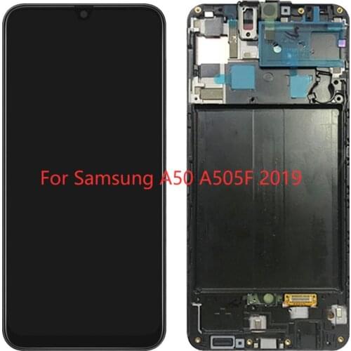 6.4'' TFT Display For Samsung Galaxy A50S A507 SM-A507FN/DS LCD Display Touch Screen With frame Digitizer Assembly Replacement
