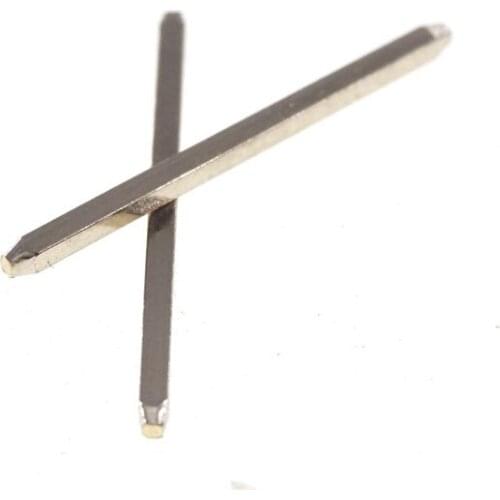 1000pcs Single Male Square Pin Header 0.64 mm x 0.64 mm Length 12.54 mm Gold 0.6 u no housing