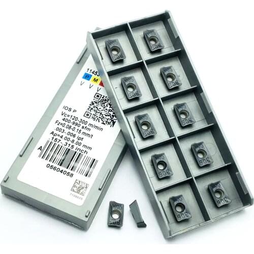 10 pieces of HM90 APKT1003 PDR IC908 milling turning tool CNC indexable insert APKT 1003 Iscar cutting tool lathe tool
