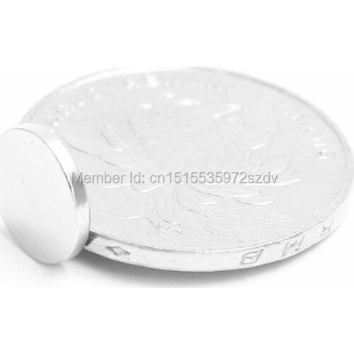 1000pcs Strong Round Dia 10mm x 1.5mm N35 Rare Earth Neodymium Magnet Art Craft Fridge free shipping