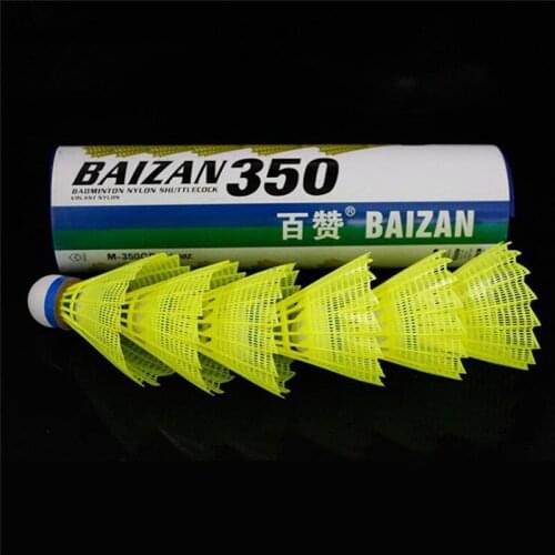 3/6/12pcs Indoor Outdoor Gym Fitness Shuttlecocks Badminton Ball Durable Nylon Badminton Training Sports Training Balls