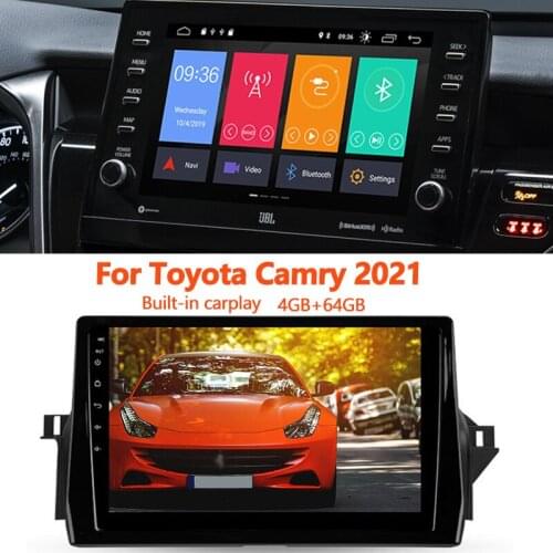 Android 10 Octa-Core Car Radio Multimedia Video Player Navigation GPS For Toyota Camry 2020 Touch Screen No Dvd 2 Din Head Unit