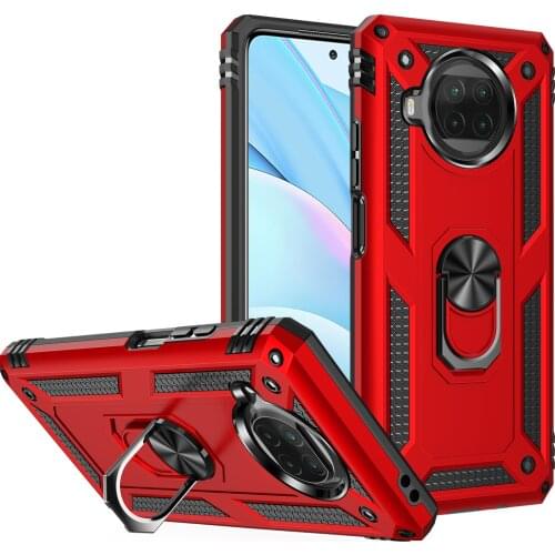 For Xiaomi Mi 10T Lite Armor Shockproof Case for Xiaomi Mi 10 T Lite Military Drop Protective Car Holder Ring Case Cover