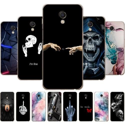 Phone Case For Meizu M6s Cover Case on Cute Cartoon Tpu Soft Silicone Case Meilan S6 For Meizu M6S Back Cover 5.7 inch