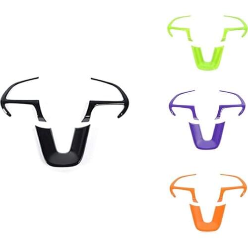 Steering Wheel Cover Interior Trim for Dodge Challenger Charger 2015-2020 Durango Grand Cherokee SRT8 2014-2020