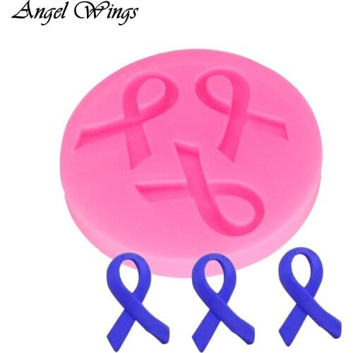 Ribbon DIY Bow Silicone mold for cake decorating chocolate Resin Molds Fondant Sugar Craft Molds DIY Cake F1397