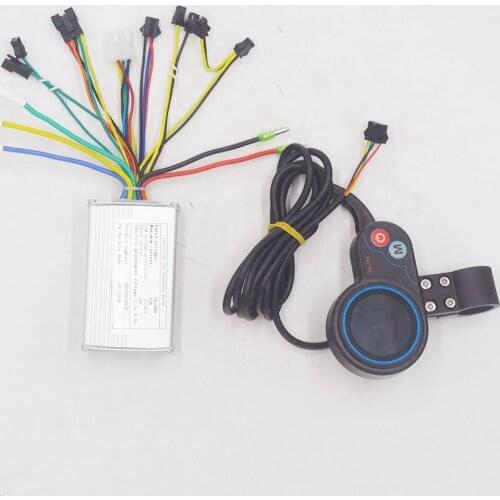 36V 48V 250W 350W ebike electric scooter controller with throttle LCD display speed for BLDC motor/scooter/e bike