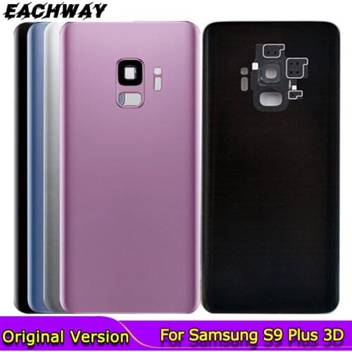 G960F G965F For Samsung Galaxy S9 Plus 3D Glass Back Battery case S9 For Samsung S9plus Housing Cover Door Rear Adhesive Sticker