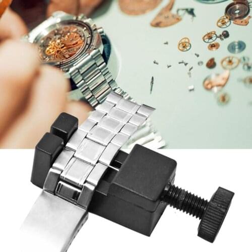 Watch Link Pin Remover For Band Strap Adjusting Repair Tools Black w/ 2 Extra Pins For Watchmaker Watch Tool Kits
