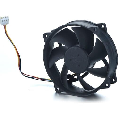 1pcs Round DC 12V 92*92*25mm 4Pin DC Brushless for PC CPU Computer Case Cooling Fan Replacement Accessories for DIY lovers