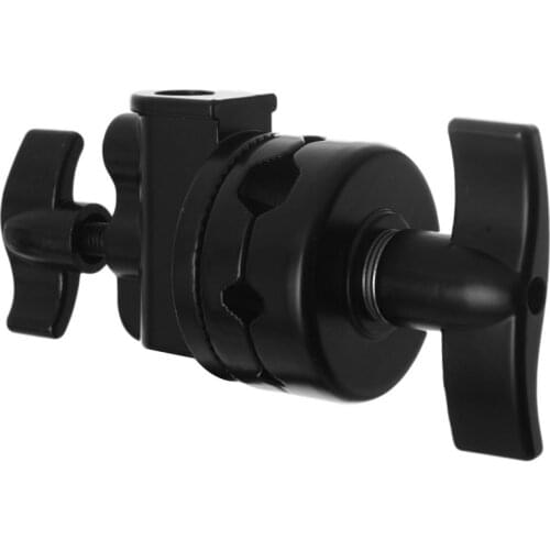 Multi Functional Heavy Duty Grip Head Swivel Head Holder Mounting Adapter for Light Stand Extension Boom Arm