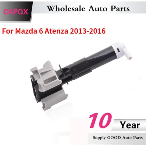CAPQX Front Headlight water spray nozzle For Mazda 6 Atenza 2013 2014 2015 2016 Head Light Water Spray headlamp Washer Actuator