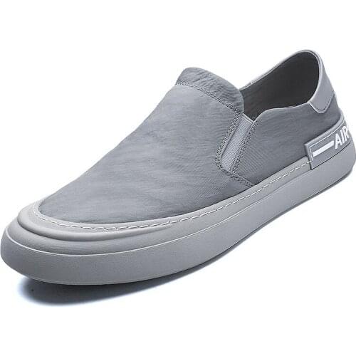 YSHUNIJ 2021 Spring new ice silk mens shoes Korean mens canvas casual shoes light and breathable student shoes